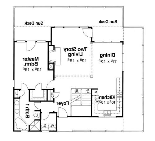 First Floor image of Whipporwill House Plan